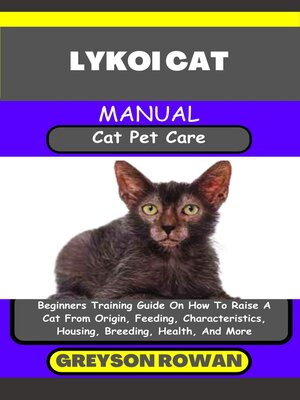 cover image of LYKOI CAT MANUAL  Cat Pet Care